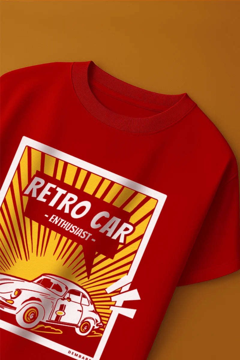 RETRO CAR: Street Speed Series | Oversized T-Shirt | Cloud Cotton