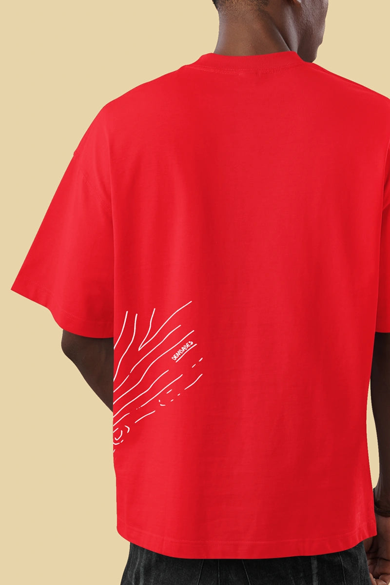 "The Drift" Motion Line | Oversized T-Shirt | Cloud Cotton