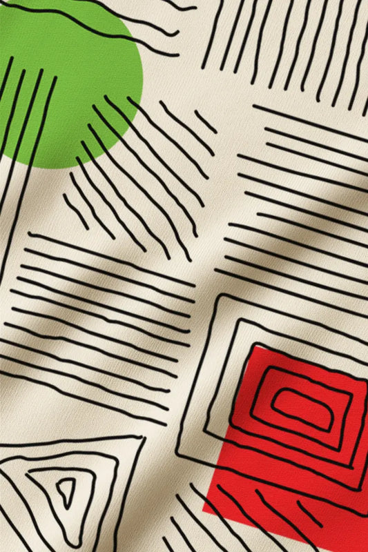 Shapes Don’t Lie - Artsy Graphic | Oversized T-Shirt | Cloud Cotton