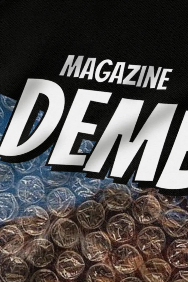 Magazine Cover Bubble Wrap | Oversized T-Shirt | Cloud Cotton