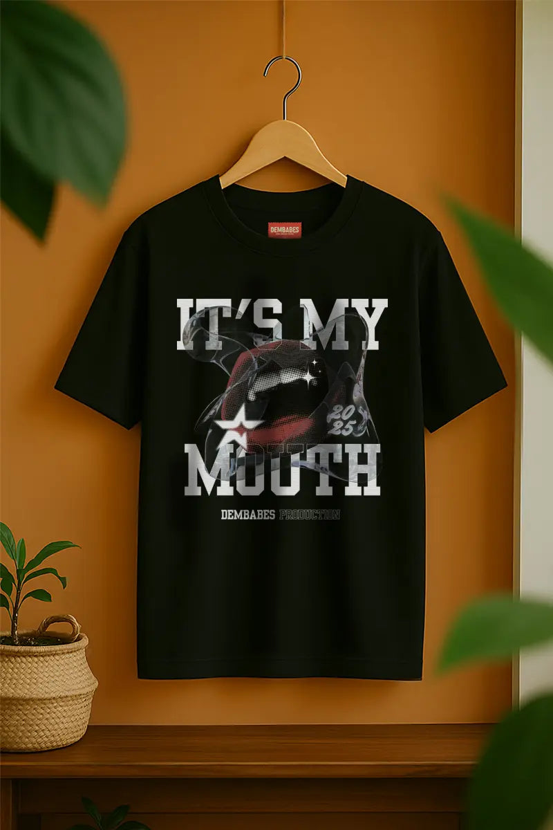 “It’s My Mouth” Statement Drop | Oversized T-Shirt | Cloud Cotton