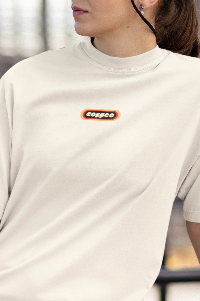 'Coffee Lovers' Everyday Edition | Unisex | Oversized T-Shirt | Cloud Cotton