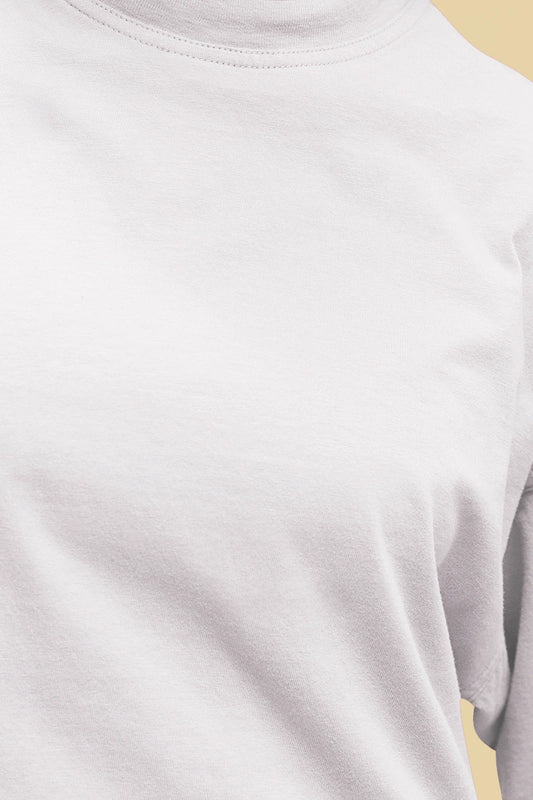 'Classic Plain White' | Unisex | Oversized T-Shirt | Cloud Cotton