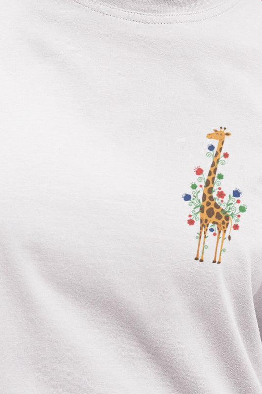 "Tiny Cute Giraffe" | Unisex | Oversized T-Shirt | Cloud Cotton
