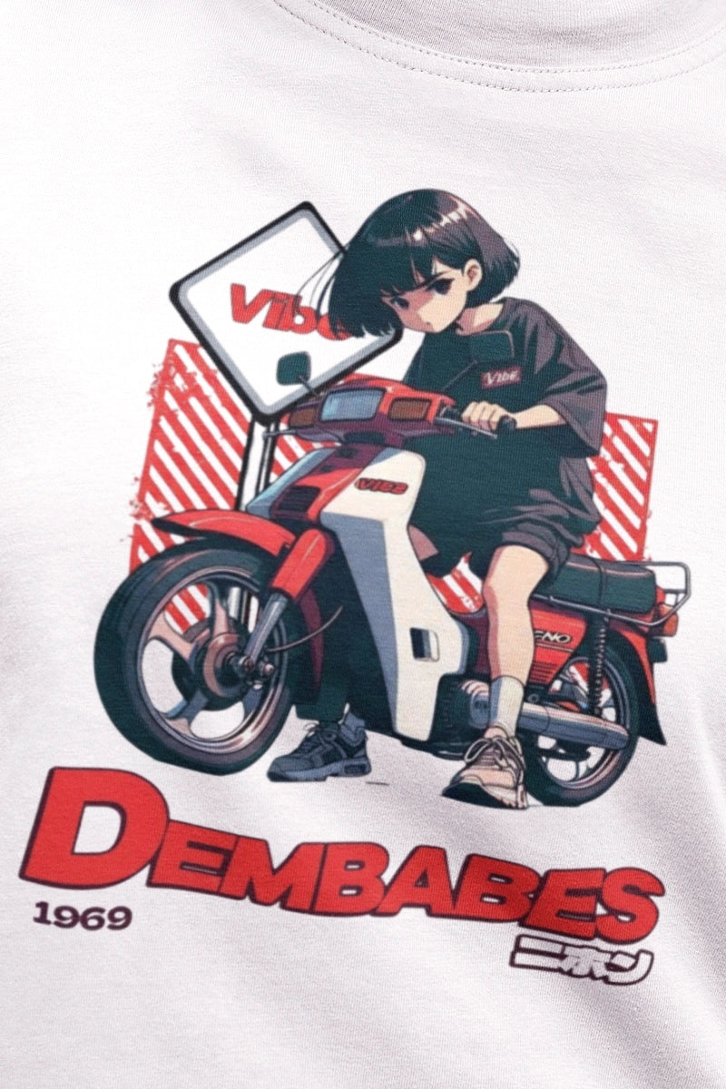 'Anime Biker Vibe 1969'| Unisex | Oversized T-Shirt | Cloud Cotton
