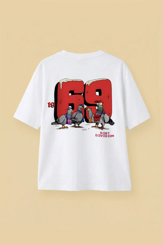 "Dirt Division 1969" Street Graphic Edition | Unisex | Oversized T-Shirt | Cloud Cotton