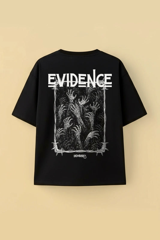 "-Evidence-" Dark Edition | Unisex | Oversized T-Shirt | Cloud Cotton
