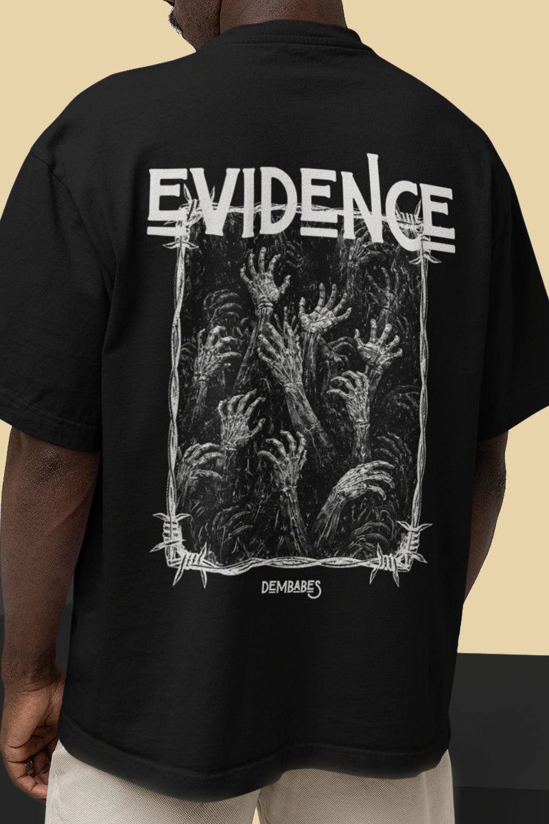 "Evidence" Dark Edition | Unisex | Oversized T-Shirt | Cloud Cotton