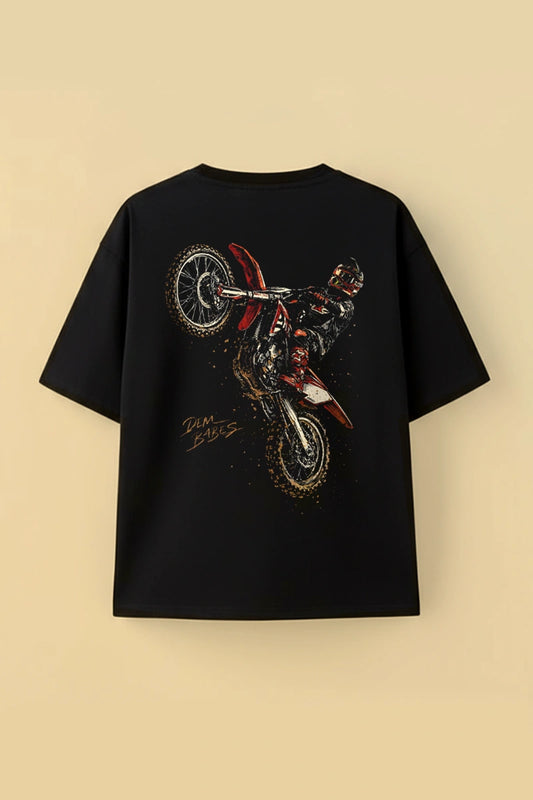 "Motocross Street" Limited Edition | Unisex | Oversized T-Shirt | Cloud Cotton