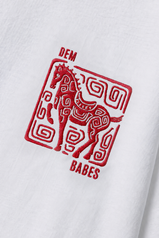 "-THE UNTAMED-" Embroidery Edition | Unisex | Oversized T-Shirt | Cloud Cotton