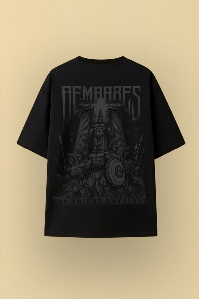 The Knight Warriors Edition unisex oversized t-shirt – DEMBABES streetwear