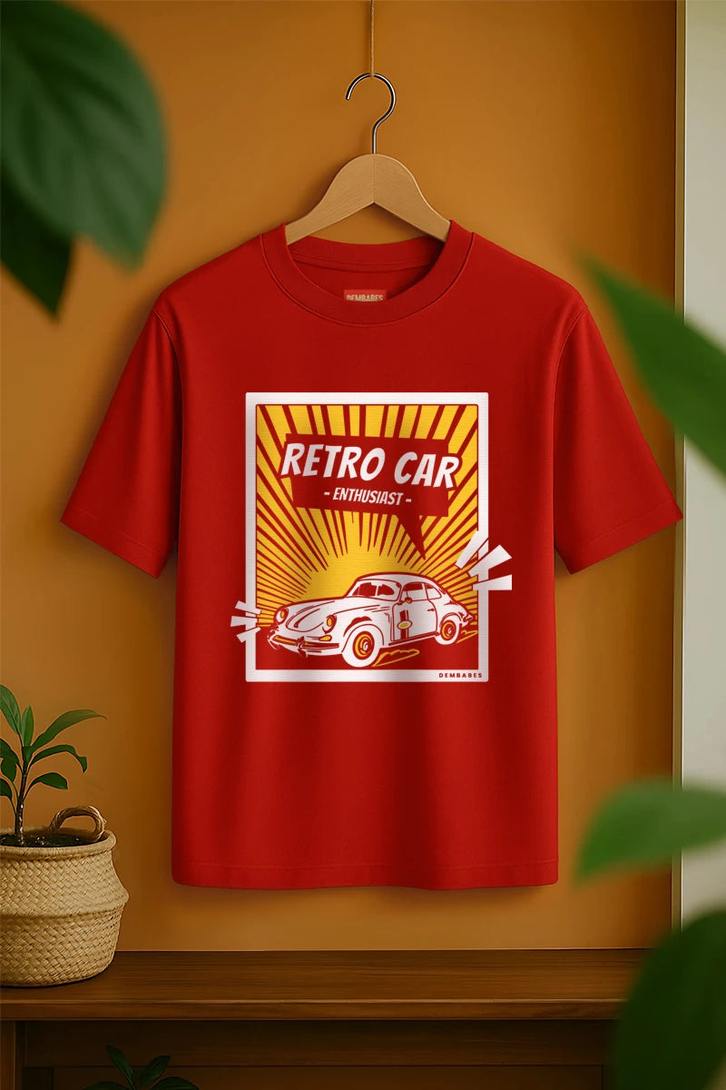 RETRO CAR: Street Speed Series | Oversized T-Shirt | Cloud Cotton
