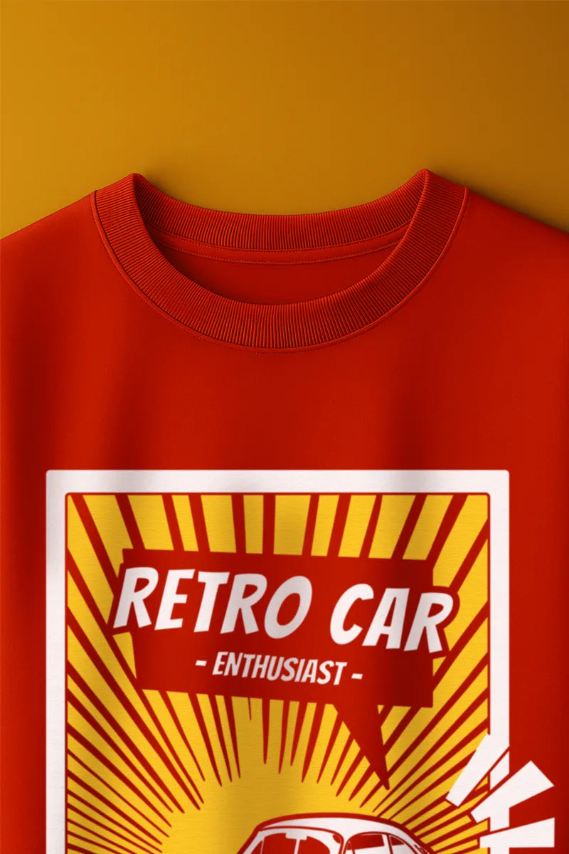 RETRO CAR: Street Speed Series | Oversized T-Shirt | Cloud Cotton