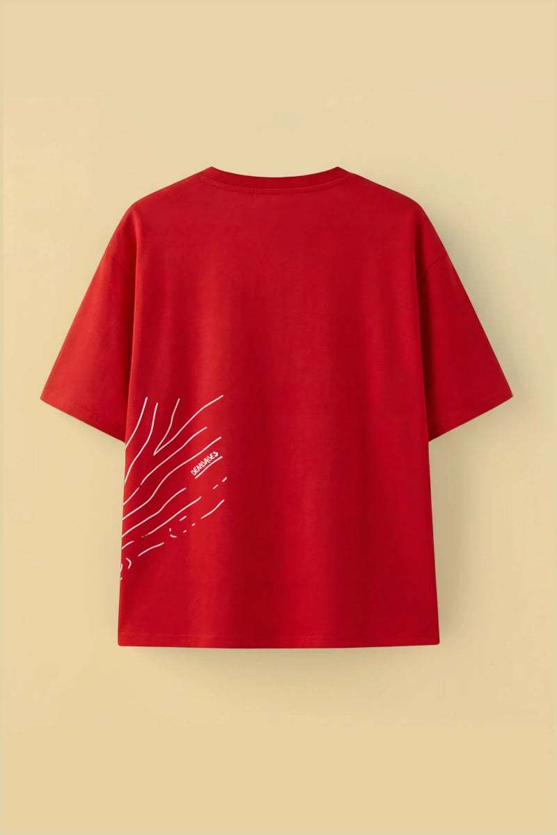 "The Drift" Motion Line | Oversized T-Shirt | Cloud Cotton