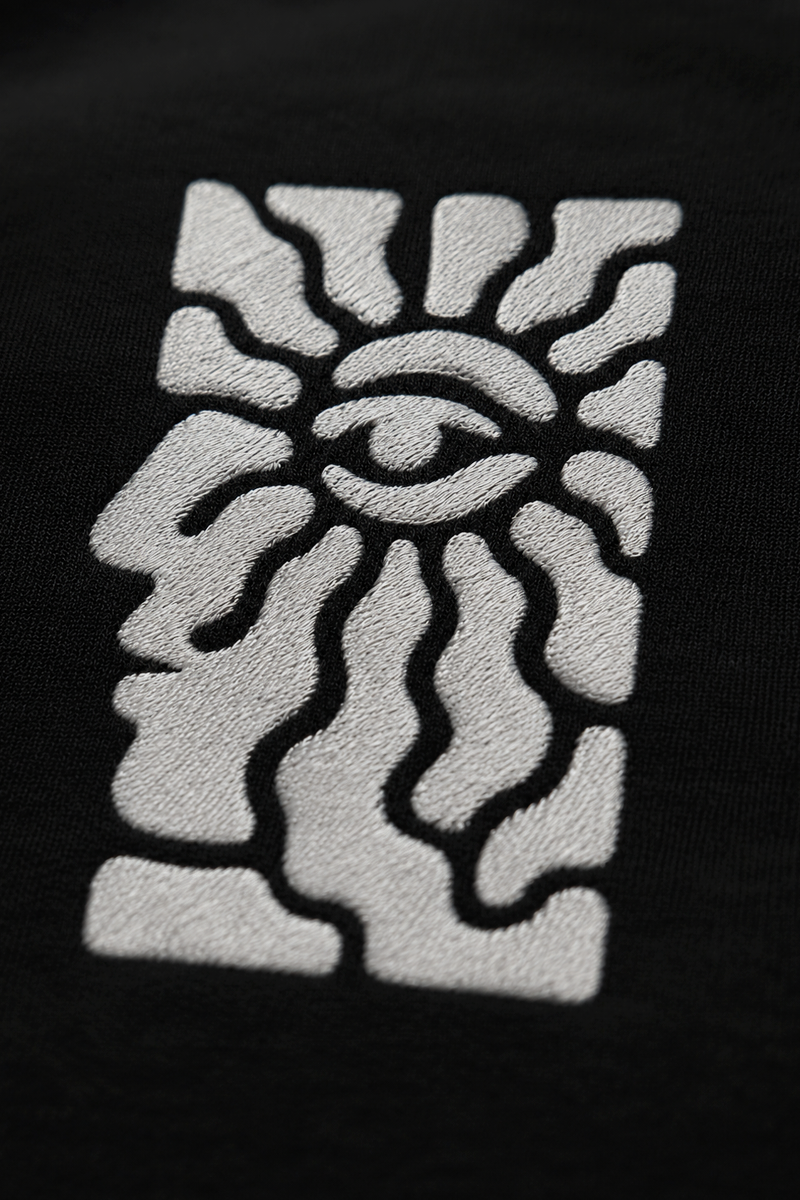 INHERITANCE - Identity Black Embroidery Edition | Unisex | Oversized T-Shirt | CIRRUS COTTON