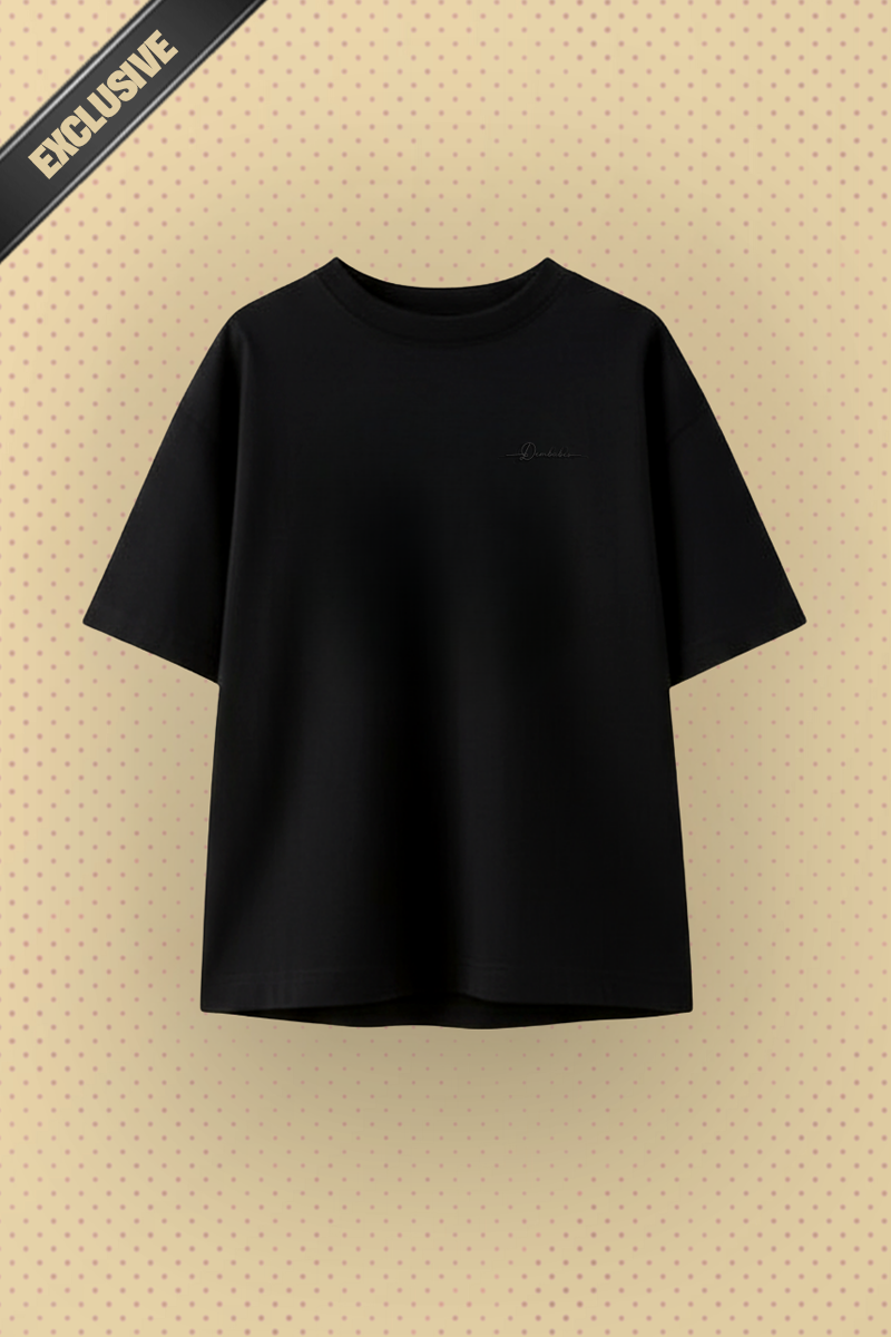 " - ECLIPSE - " Legacy Black Embroidery Edition | Unisex | Oversized T-Shirt | CIRRUS COTTON