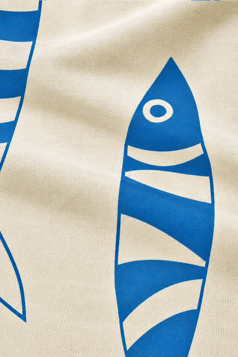 DEMBABES Stride graphic oversized t-shirt design closeup