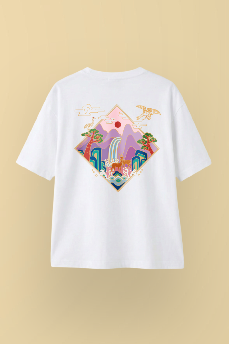 " -Serenity- " Landscape Edition | Unisex | Oversized T-Shirt | Cloud Cotton