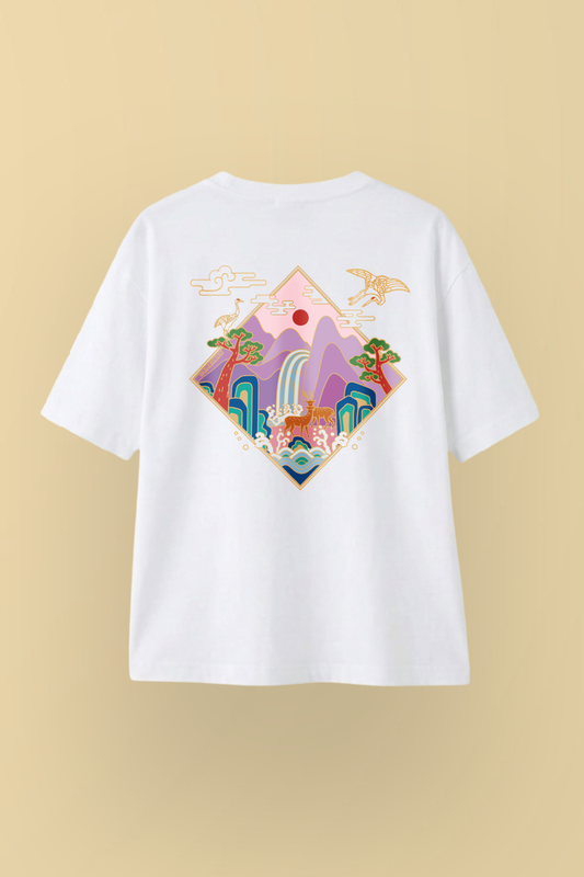 " -Serenity- " Landscape Edition | Unisex | Oversized T-Shirt | Cloud Cotton